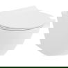 Mexen Lena cuvette WC Rimless Tornado avec abattant slim à descente lente, duroplast, blanc brillant - 30224000T