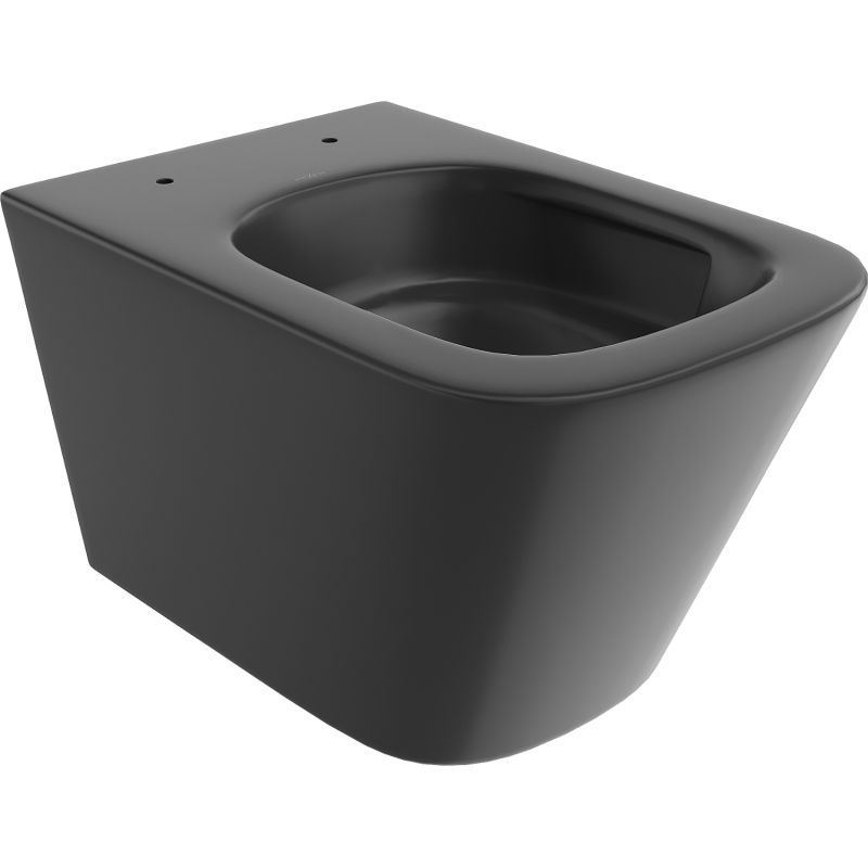 Mexen Teo cuvette WC sans rebord Tornado, noir mat - 3385XX85T