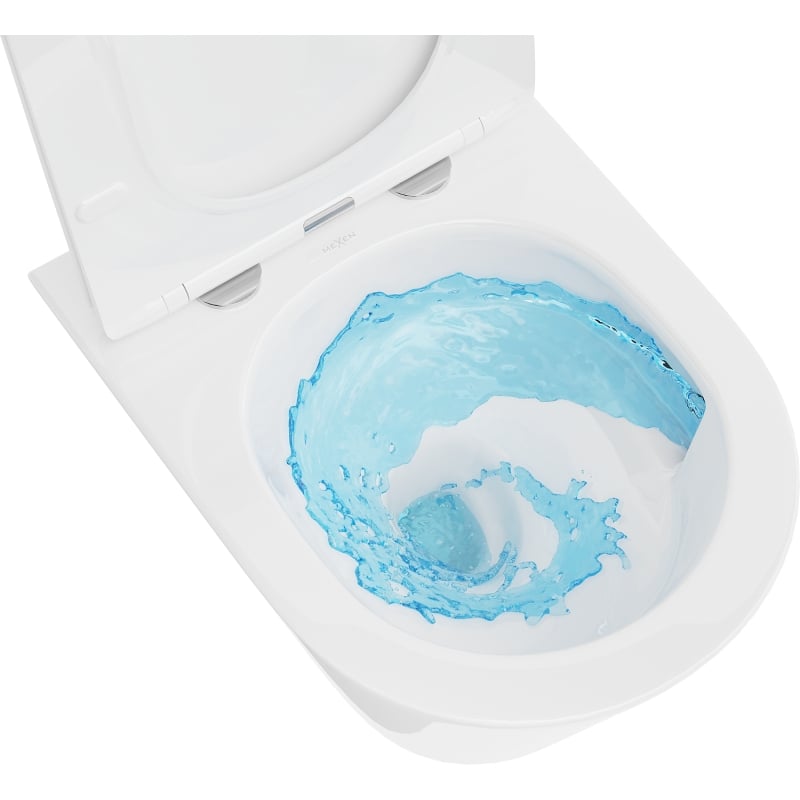 Mexen Rico cuvette wc Rimless Tornado, blanc brillant - 3372XX00T