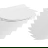 Mexen Carmen cuvette WC Rimless Tornado avec abattant à descente lente slim, duroplast, blanc brillant - 30880100T