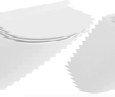 Mexen Carmen cuvette WC Rimless Tornado avec abattant à descente lente slim, duroplast, blanc brillant - 30880100T