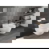 Mexen Carmen cuvette WC Rimless Tornado avec abattant à descente lente slim, duroplast, blanc brillant - 30880100T