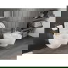 Mexen Carmen cuvette WC sans rebord Tornado avec abattant à descente lente dur, duroplast, blanc brillant - 30880200T