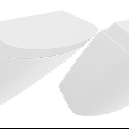 Mexen Carmen cuvette WC sans rebord Tornado avec abattant à descente lente dur, duroplast, blanc brillant - 30880200T