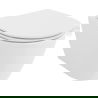 Mexen Carmen cuvette wc Rimless Tornado avec abattant à descente ralentie slim, duroplast, blanc brillant - 30880300T