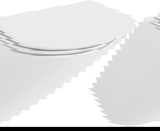 Mexen Carmen cuvette wc Rimless Tornado avec abattant slim à descente amortie, duroplast, blanc brillant - 30880400T