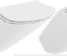 Mexen Carmen cuvette WC Rimless Tornado avec abattant à descente progressive slim, duroplast, blanc brillant - 30880500T