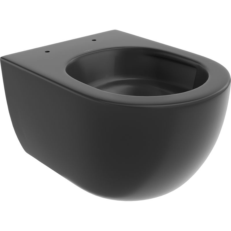 Mexen Carmen cuvette WC sans rebord Tornado, noir mat - 3388XX85T
