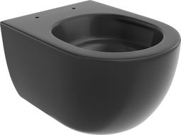 Mexen Carmen cuvette WC sans rebord Tornado, noir mat - 3388XX85T
