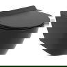 Mexen Carmen cuvette WC Rimless Tornado avec siège à fermeture lente slim, duroplast, noir mat - 30880185T