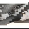 Mexen Carmen cuvette WC Rimless avec abattant à descente assistée slim, duroplast, blanc brillant - 30880500