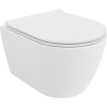 Mexen Carmen cuvette WC Rimless avec abattant slim à descente progressive, duroplast, blanc brillant - 30880500