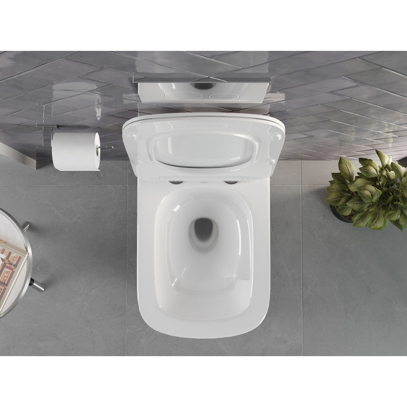 Mexen Vivo cuvette WC Rimless Tornado, blanc brillant - 3361XX00T