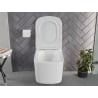 Mexen Vivo cuvette wc Rimless Tornado avec siège à descente progressive slim, duroplast, blanc brillant - 30610200T