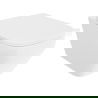 Mexen Riva cuvette WC sans rebord Tornado avec abattant à descente lente slim, duroplast, blanc brillant - 30630200T