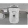 Mexen Riva cuvette WC sans rebord Tornado avec abattant à descente lente slim, duroplast, blanc brillant - 30630200T
