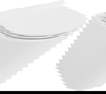 Mexen Rico cuvette WC Rimless Tornado avec abattant slim à fermeture lente, duroplast, blanc brillant - 30720100T