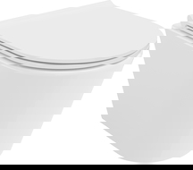 Mexen Rico cuvette WC Rimless Tornado avec abattant à descente amortie slim, duroplast, blanc brillant - 30720500T