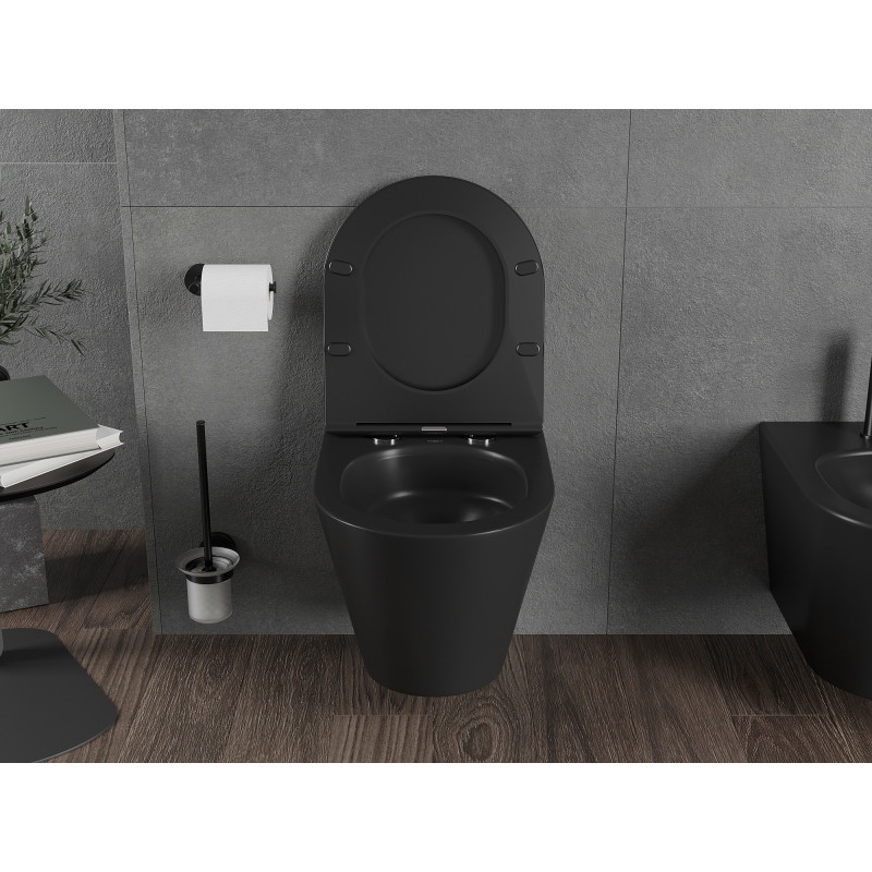Mexen Rico cuvette WC Rimless Tornado, noir mat - 3372XX85T