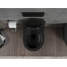 Mexen Rico cuvette WC sans rebord Rimless Tornado avec abattant à descente progressive slim, duroplast, noir mat - 30721085T