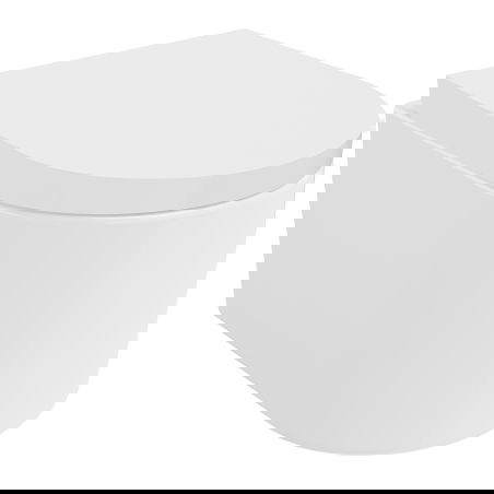 Mexen Sofia cuvette WC sans bride Tornado avec abattant à descente lente dur, duroplast, blanc brillant - 30540200T