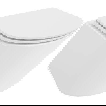 Mexen Sofia cuvette WC Rimless Tornado avec abattant slim à descente lente, duroplast, blanc brillant - 30540300T