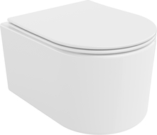 Mexen Sofia cuvette WC Rimless Tornado avec abattant à descente lente fin, duroplast, blanc brillant - 30540400T