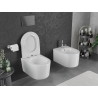 Mexen Sofia cuvette WC Rimless Tornado avec abattant slim à descente progressive, duroplast, blanc brillant - 30540400T