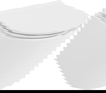 Mexen Sofia cuvette WC sans rebord Tornado avec abattant slim à descente progressive, duroplast, blanc brillant - 30540500T