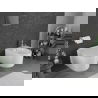 Mexen Sofia cuvette WC Rimless Tornado avec abattant à descente amortie slim, duroplast, blanc brillant - 30540500T