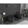 Mexen Sofia cuvette wc sans rebord Tornado avec abattant à descente lente slim, duroplast, noir mat - 30541085T