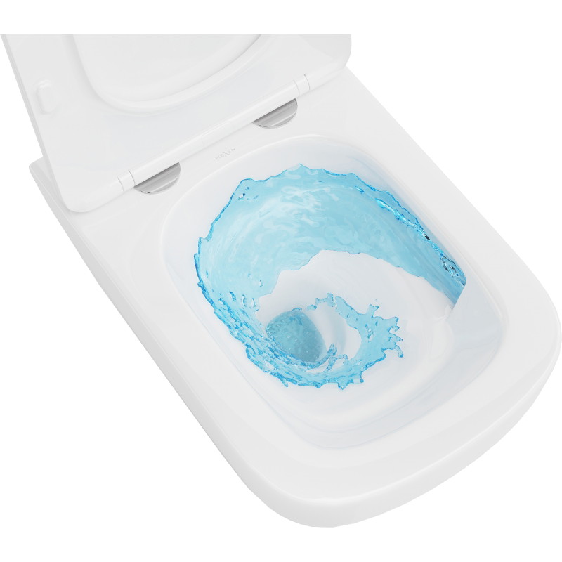 Mexen Riva cuvette WC sans rebord Tornado, blanc brillant - 3363XX00T