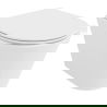 Mexen Rico cuvette WC sans bride Tornado avec abattant à descente lente slim, duroplast, blanc brillant - 30720400T
