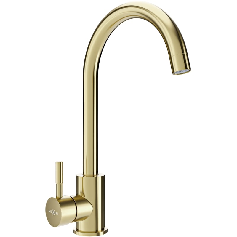 Mexen Foggia robinet de cuisine, Or - 671800-50