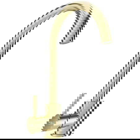Mexen Foggia robinet de cuisine, Or - 671800-50