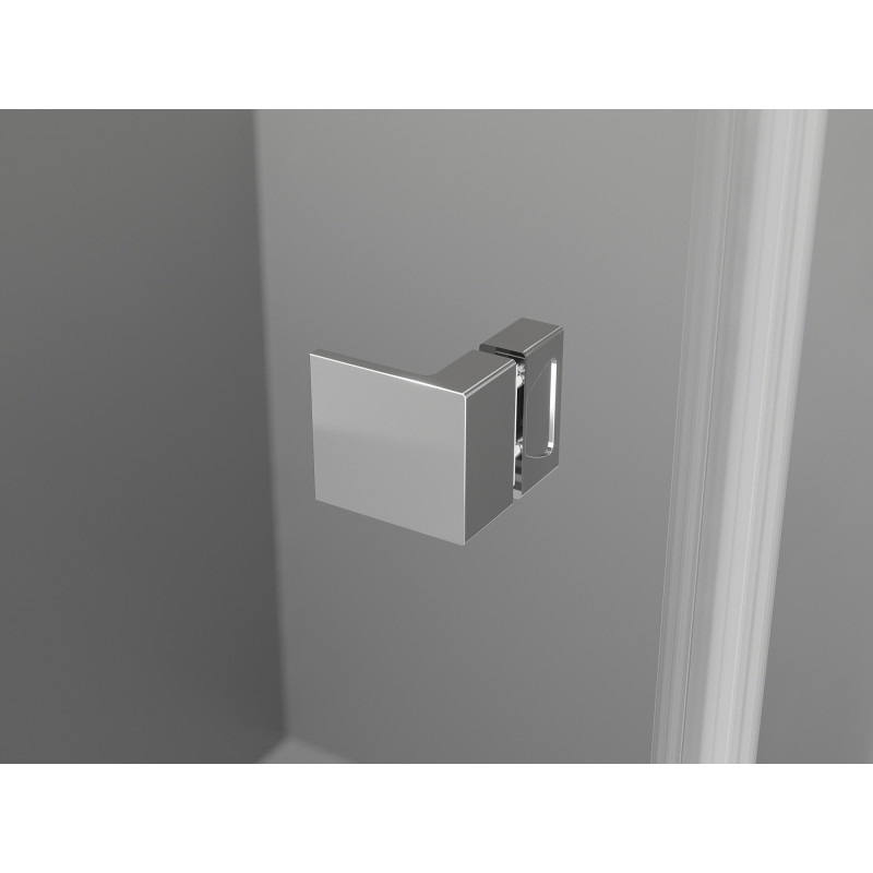 Mexen Lunar cabine de douche semi-circulaire pivotante gauche 100 x 90 cm, transparent, chrome - 833-100L-090P-01-00