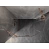 Mexen Lunar cabine de douche semi-circulaire pivotante gauche 90 x 70 cm, transparent, cuivre brossé - 833-090L-070P-65-00