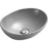 Mexen Elza lavabo à poser 40 x 33 cm, gris clair mat - 21014061