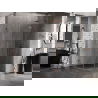 Mexen Lunar cabine de douche demi-circulaire ouvrante droite 100 x 80 cm, transparent, or rose - 833-100P-080L-60-00