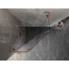 Mexen Lunar L cabine de douche pentagonale battante gauche 100 x 100 cm, transparent, cuivre brossé - 831L-100L-100P-65-00-L