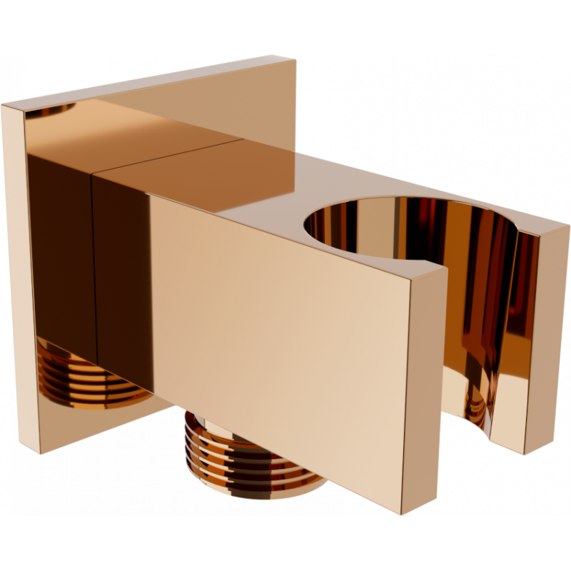 Mexen Cube raccord coudé, or rose - 79300-60