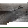 Mexen Lunar L cabine de douche pentagonale pivotante gauche 90 x 80 cm, transparent, gun metal - 831L-090L-080P-95-00-L