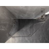 Mexen Lunar L cabine de douche pentagonale avec porte battante gauche 90 x 80 cm, transparent, nickel brossé