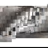 Mexen Lunar L cabine de douche pentagonale pivotante droite 80 x 80 cm, transparent, chrome - 831L-080P-080L-01-00-P