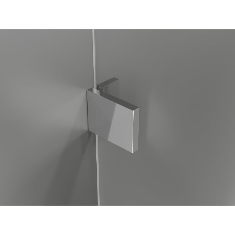 Mexen Lunar L cabine de douche pentagonale pivotante droite 100 x 90 cm, transparent, chromé - 831L-100P-090L-01-00-P