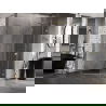 Mexen Lunar L cabine de douche pentagonale battante droite 90 x 80 cm, transparent, or brossé - 831L-090P-080L-55-00-P