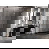 Mexen Lunar L cabine de douche pentagonale pivotante droite 100 x 90 cm, transparent, or brossé - 831L-100P-090L-55-00-P