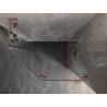 Mexen Lunar L cabine de douche pentagonale à charnière droite 100 x 90 cm, transparent, cuivre brossé