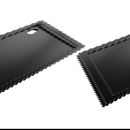 Bac à douche carré slim Mexen Flow 70 x 70 cm, noir mat - 46S707070