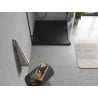 Mexen Flow receveur de douche carré slim 110 x 110 cm, noir mat - 46S701111